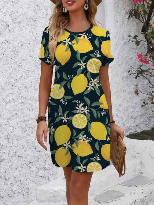 Damen Blumenkleid R&B