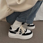 Damen Sneakers mit modischem Design und bequemem Plateau