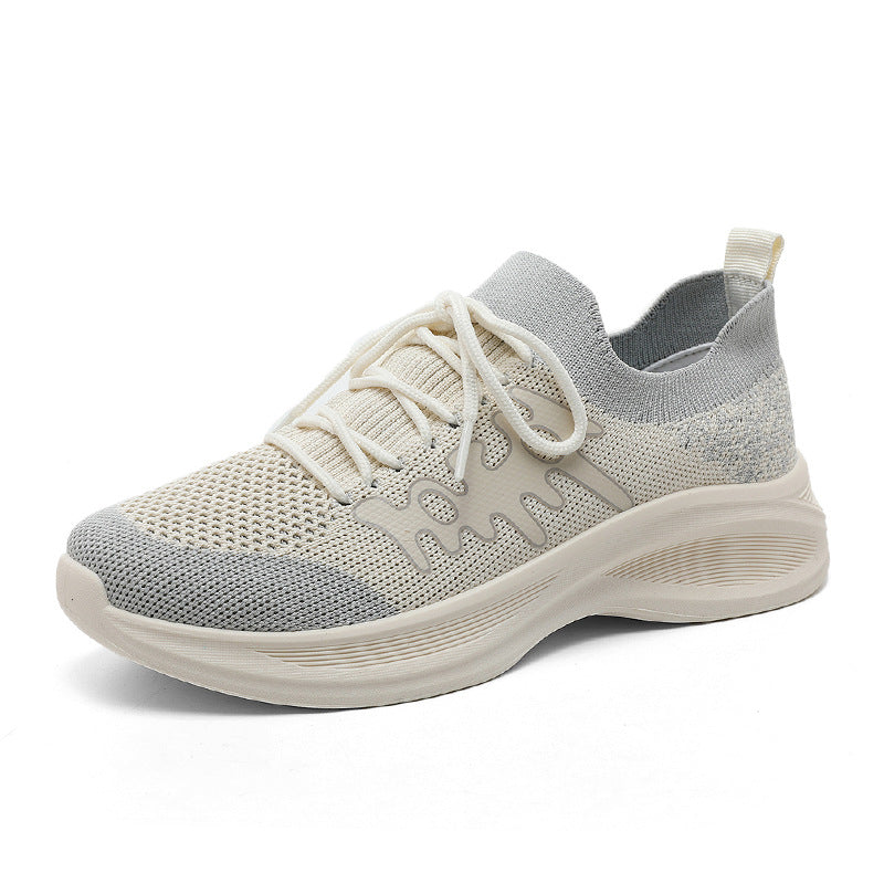Damen Sportliche Laufschuhe mit atmungsaktivem Mesh-Obermaterial und flexiblem Sohlenprofil R&B