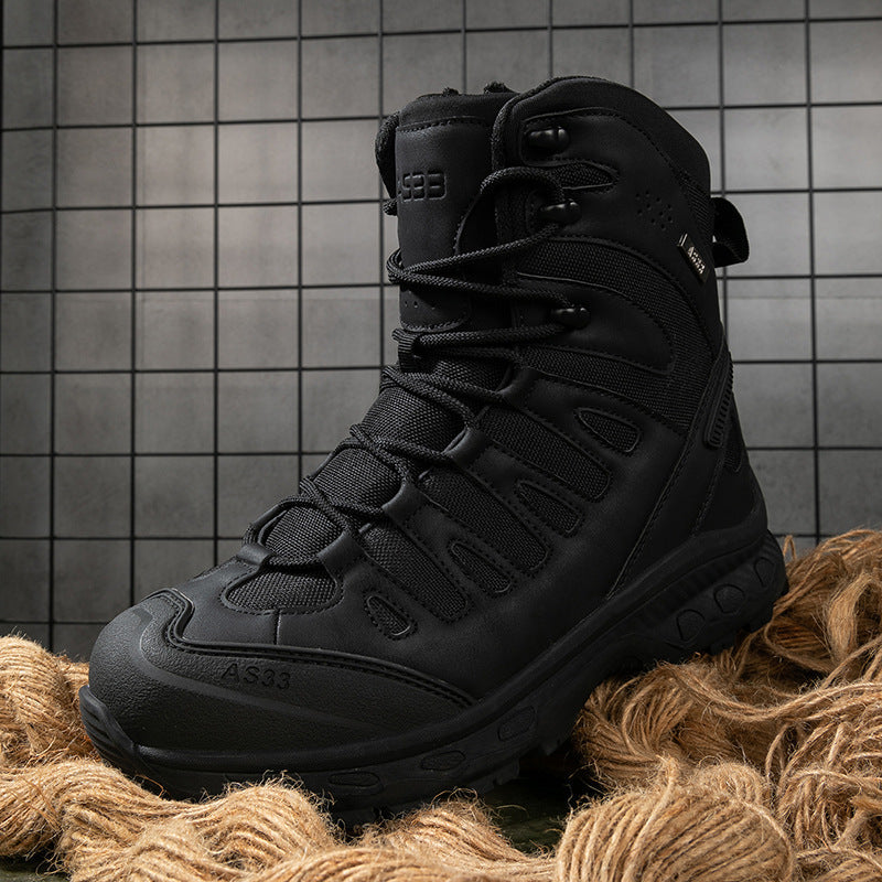 Herren Multifunktionale Bergstiefel mit hohem Knöchelschutz und wasserdichter Membran R&B
