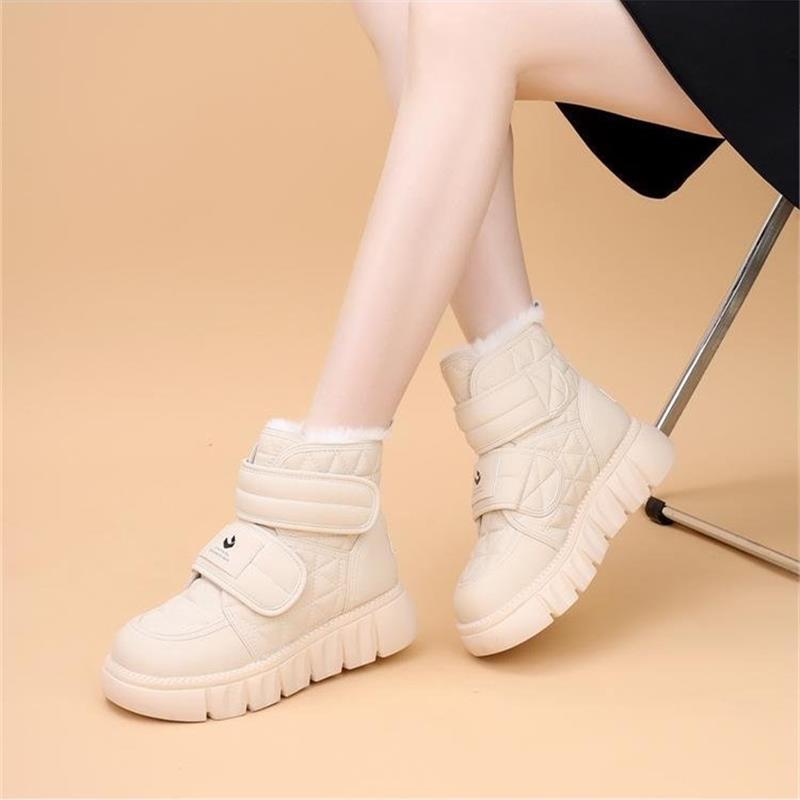 Damen Winterliche Sneaker Stiefel mit isolierendem Innenfutter und praktischem Klettverschluss R&B