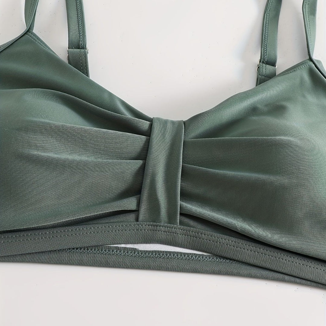 Damen Sportliches Bikini-Set mit innovativem Rüschendesign R&B