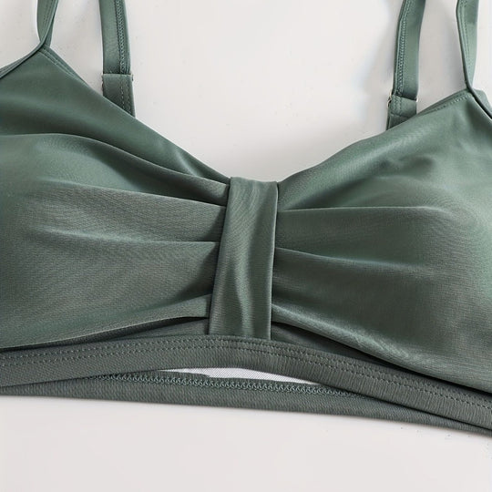 Damen Sportliches Bikini-Set mit innovativem Rüschendesign R&B
