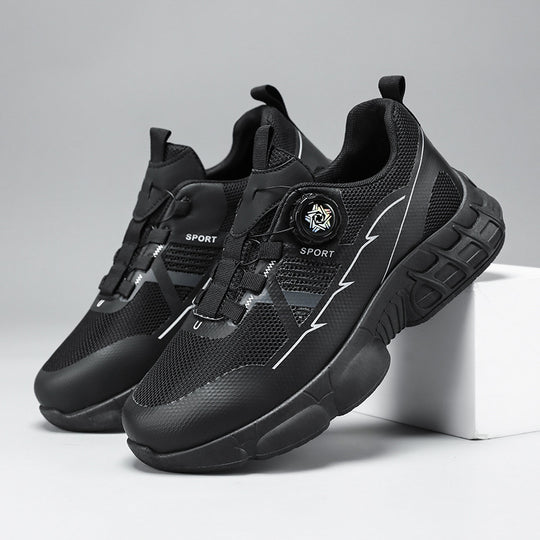 Herren Sportliche Laufschuhe mit innovativem Schnellschnürsystem und stoßdämpfender Sohle R&B