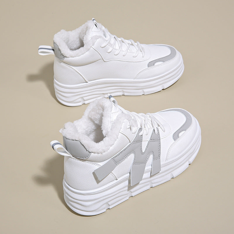 Damen Hohe Sneakers mit weichem Innenfutter und modischem Design R&B