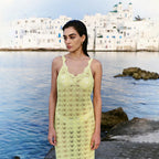 Damen Häkel-Strandkleid R&B