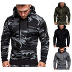 Herren sportlicher Hoodie mit seitlichem Reißverschluss R&B