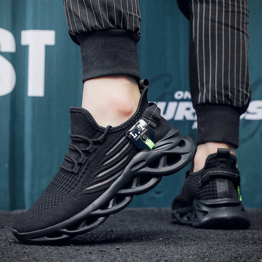 Damen sportliche und atmungsaktive Laufschuhe mit innovativem Dämpfungssystem R&B