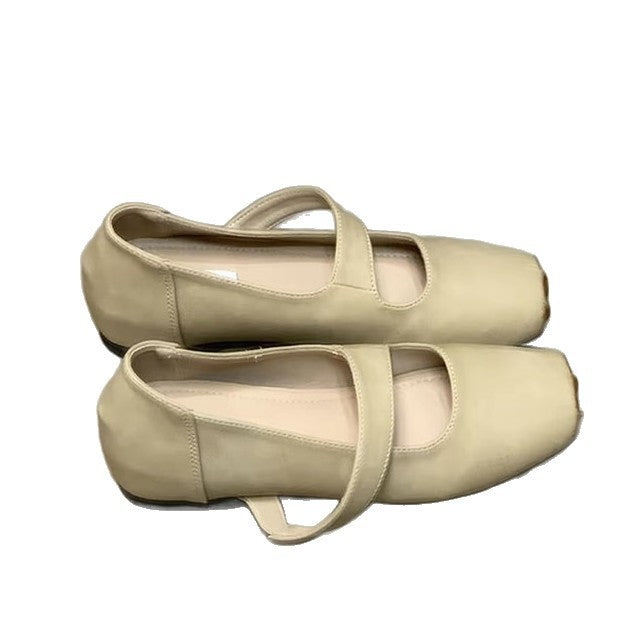 Damen elegante Ballerinas mit verstellbarem Riemen R&B