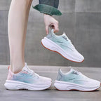 Damen Sportliche Laufschuhe mit dämpfender Sohle und atmungsaktiver Mesh-Oberfläche