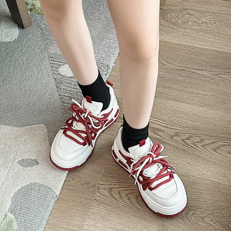Damen Sportliche Sneakers mit dämpfenden Elementen und robuster Sohle