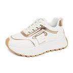 Damen Sportliche Sneakers mit glänzenden Akzenten und dämpfendem Profil R&B