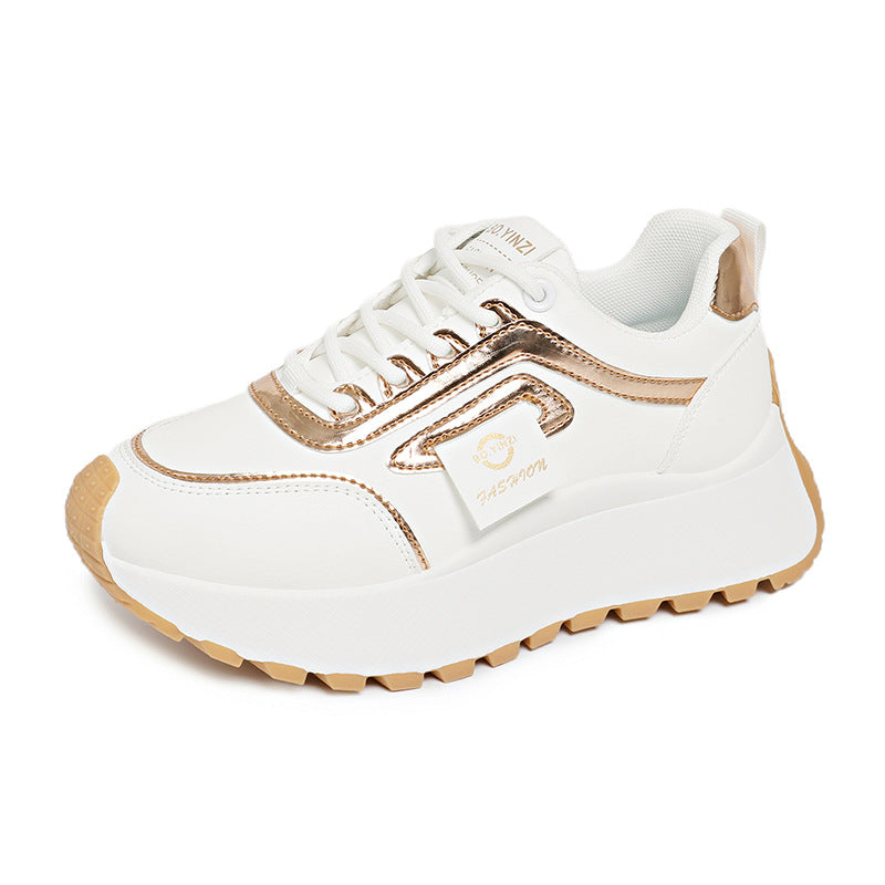 Damen Sportliche Sneakers mit glänzenden Akzenten und dämpfendem Profil R&B