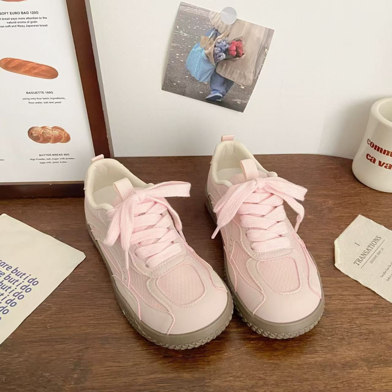 Damen Komfortable Sneakers mit modernem Design und atmungsaktiver Mesh-Oberfläche