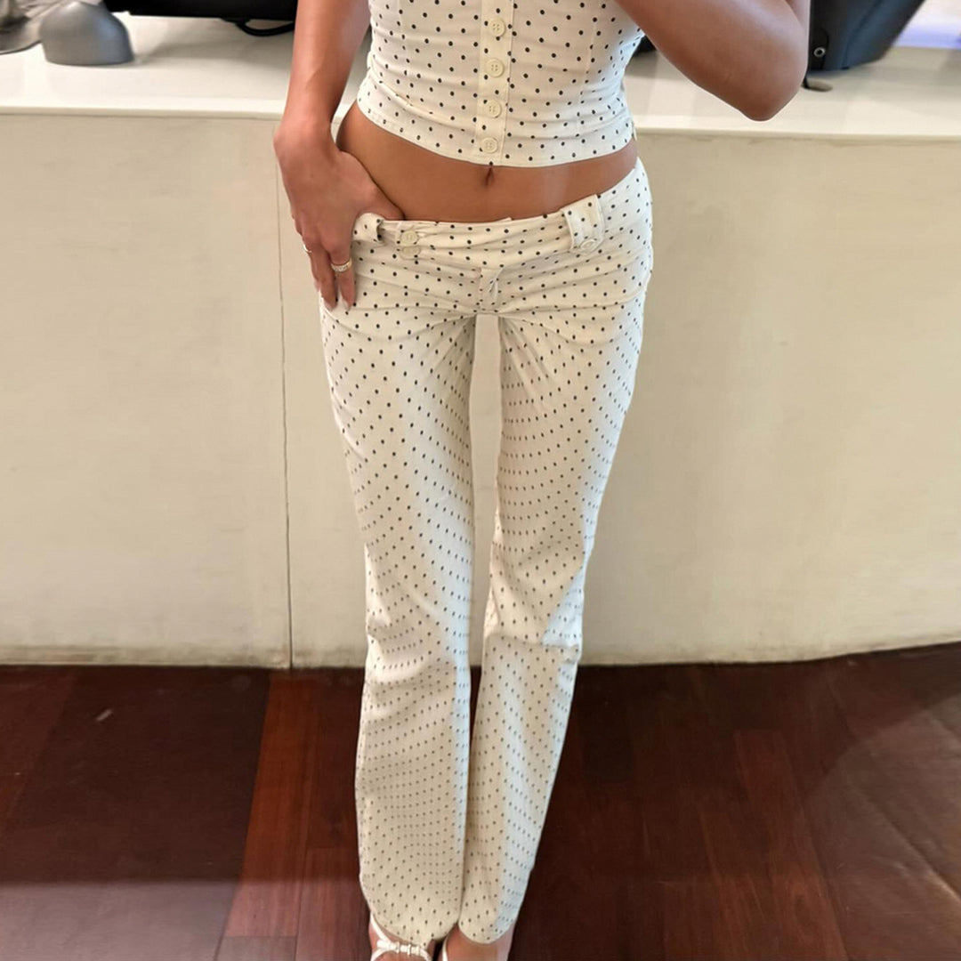 Damen Bandeau-Top mit Rüschendetail und Knopfverschluss R&B