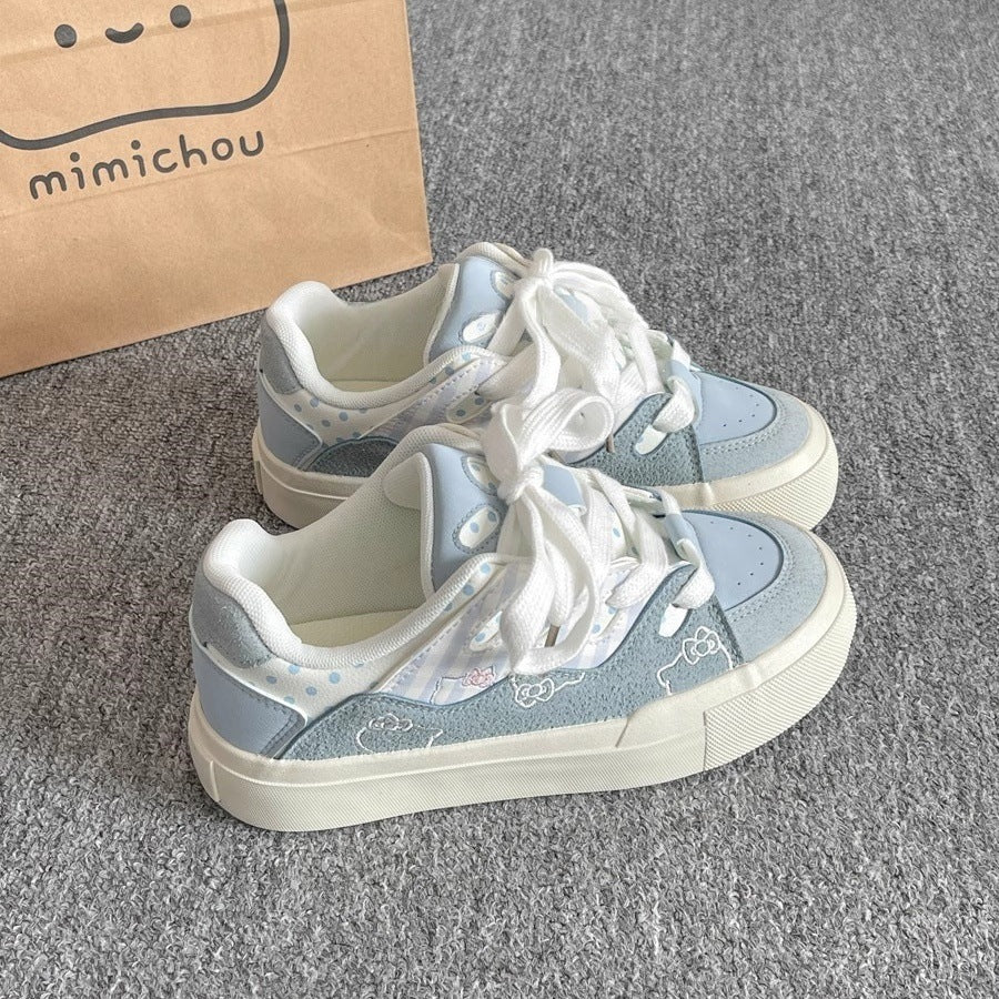 Damen Sneaker mit verspieltem Tierdesign und atmungsaktivem Obermaterial