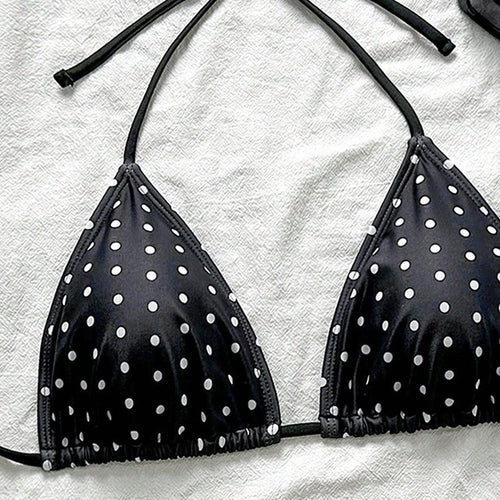 Damen Triangel-Bikini mit aufregendem Punkte-Design R&B