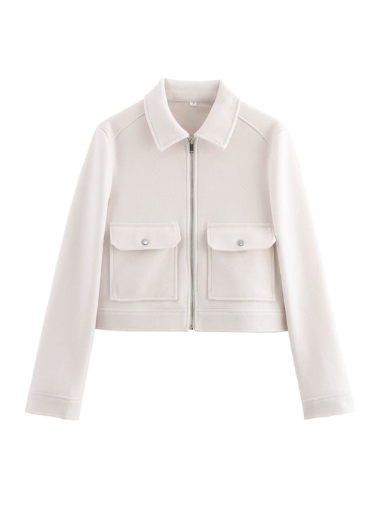 Damen cropped Utility-Jacke R&B