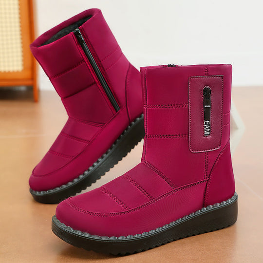 Damen Thermo-Winterstiefel mit rutschfester Sohle und isolierendem Innenfutter R&B
