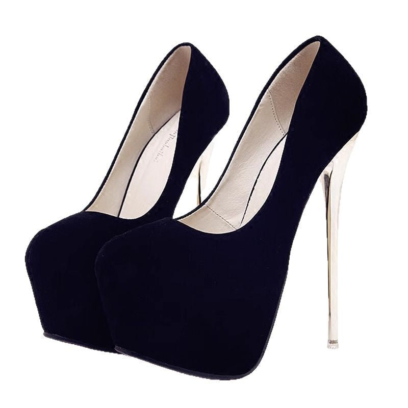 Damen elegante High Heel Schuhe mit hohem Plateau R&B