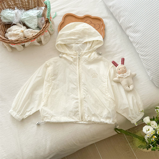 Unisex nan leichte Kapuzenwindjacke mit elastischen Bündchen und verstellbarem Kordelzugsaum R&B