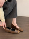 Damen Ballerinas mit dekorativer Schnallen-Applikation und elegantem Schnitt R&B