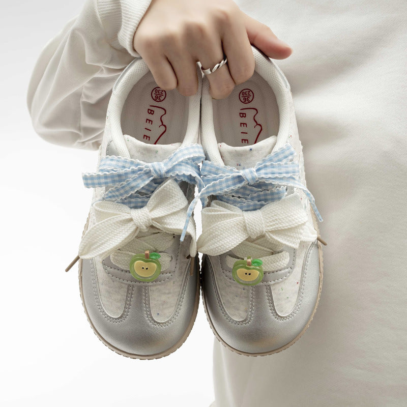 Damen Sneakers mit dekorativen Spitzen und atmungsaktivem Obermaterial R&B
