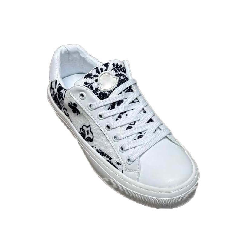 Damen Sneakers mit einzigartigem floralen Muster und komfortabler Gummisohle R&B