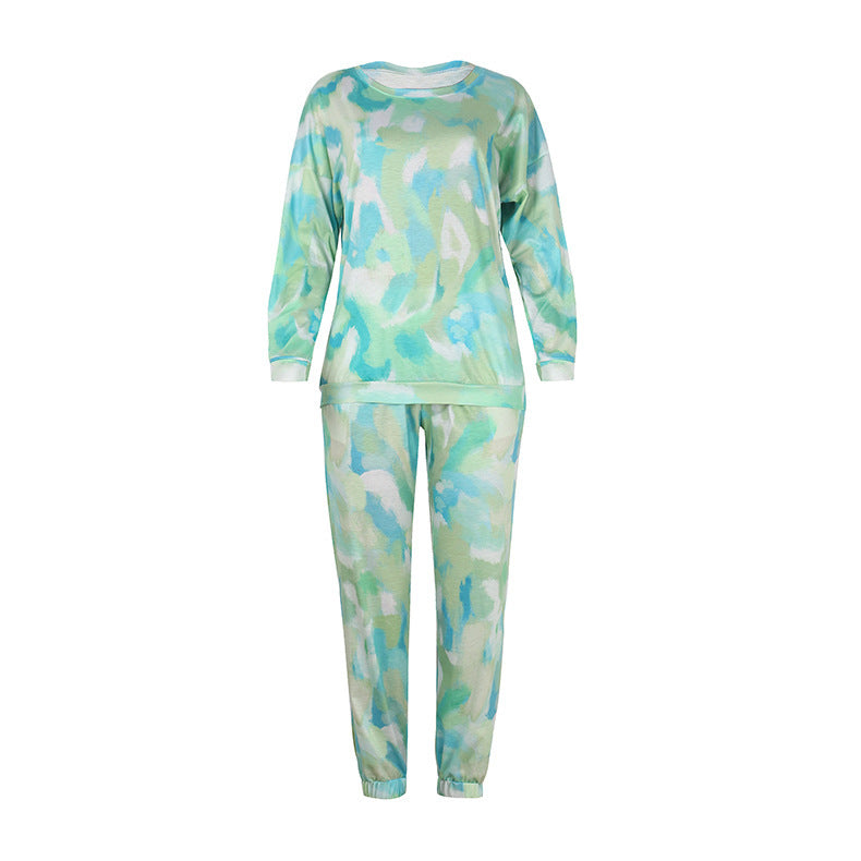 Damen Freizeit-Einteiler mit modernem Batikdesign R&B