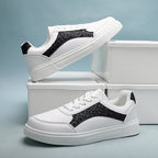 Damen Sportliche Sneakers mit Glitzer-Applikationen