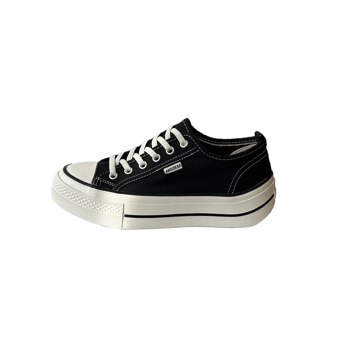 Damen Modische Sneakers im lässigen Stil mit auffälligen Schnürsenkeln