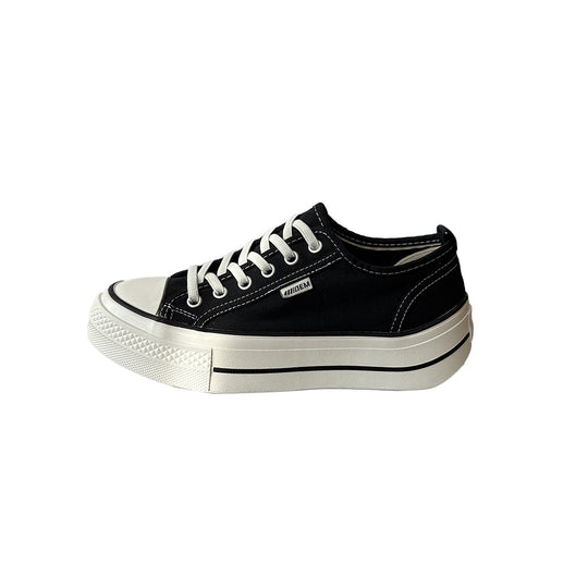 Damen Modische Sneakers im lässigen Stil mit auffälligen Schnürsenkeln R&B