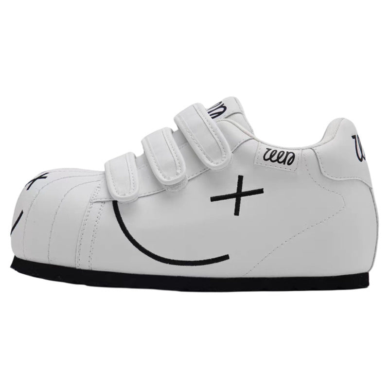 Damen Sneakers mit praktischem Klettverschluss und verspieltem Design