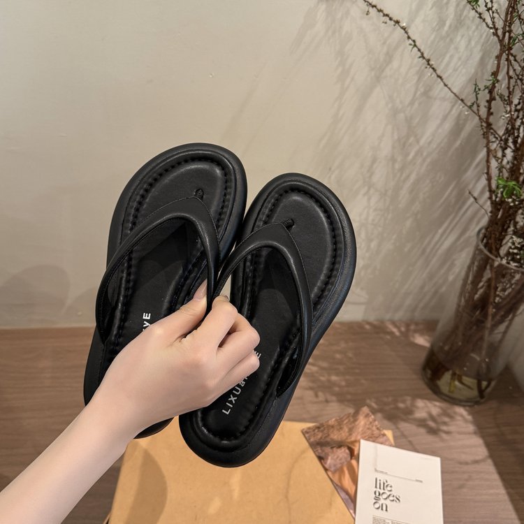 Damen komfortable Zehentrenner-Sandalen mit ergonomischer Innensohle und flexiblem Riemendesign R&B