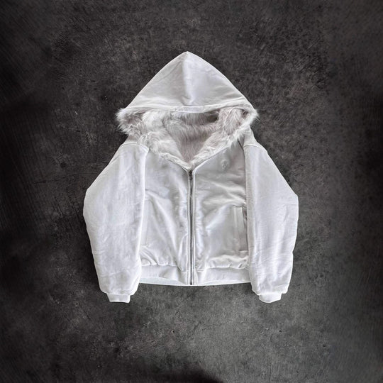 Damen Kapuzenjacke mit kuscheligem Innenfutter und modernem Schnitt R&B