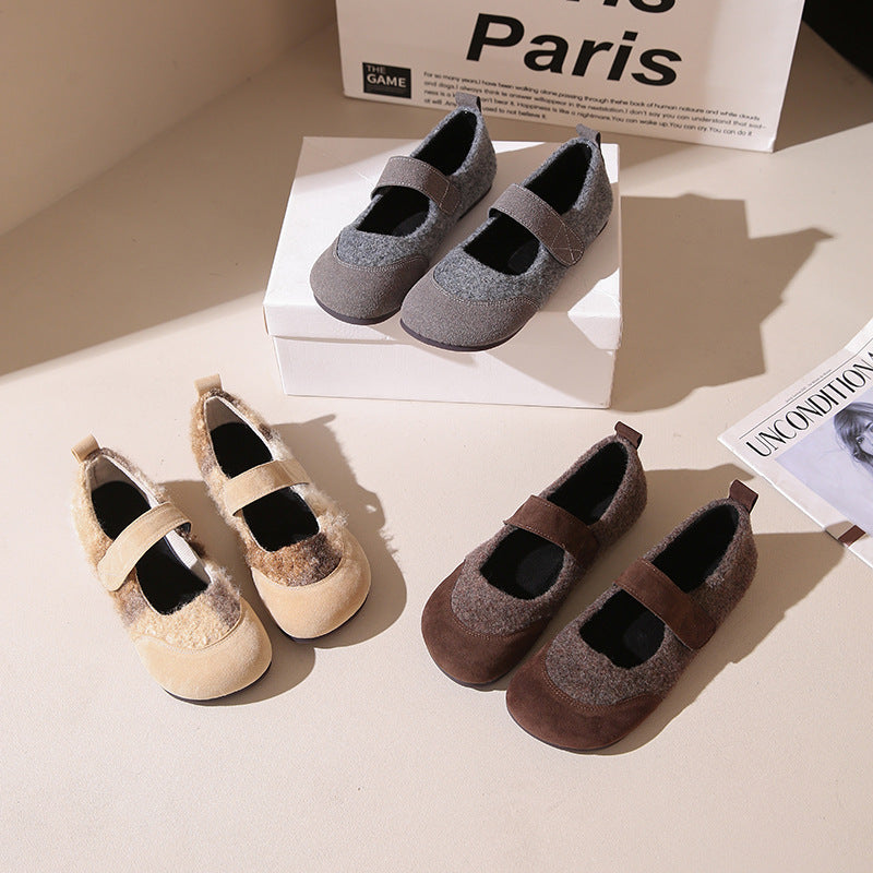Damen Hausschuhe mit verstellbarem Riemen und weichem Innenfutter R&B