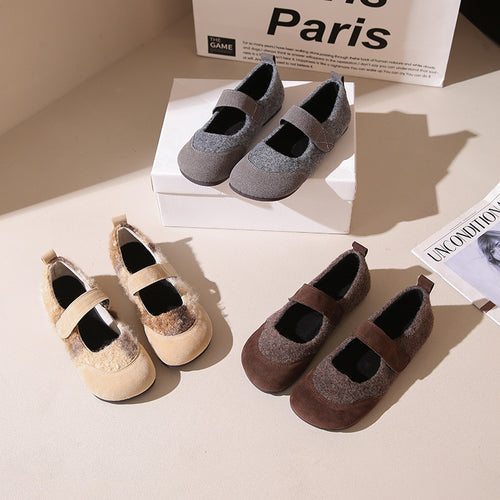 Damen Hausschuhe mit verstellbarem Riemen und weichem Innenfutter R&B