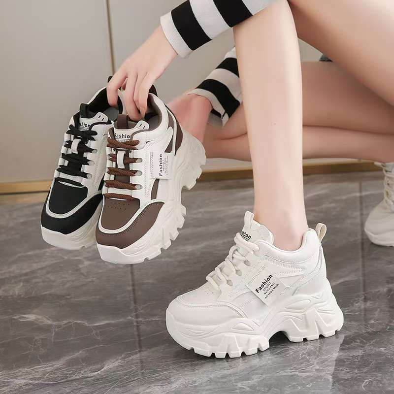 Damen Plattform Sneakers mit modischem Design und bequemer Dämpfung R&B