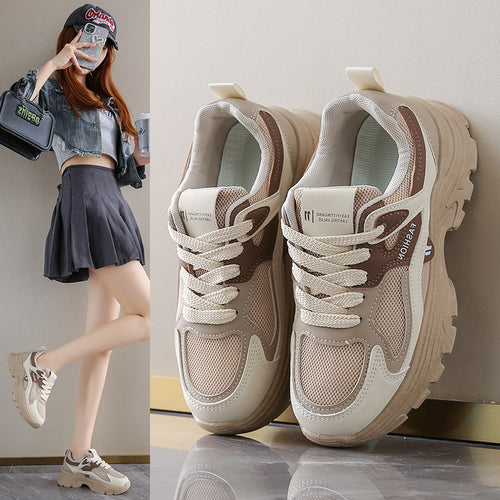 Damen Sportliche Fashion Sneakers mit innovativem Sohlenprofil R&B