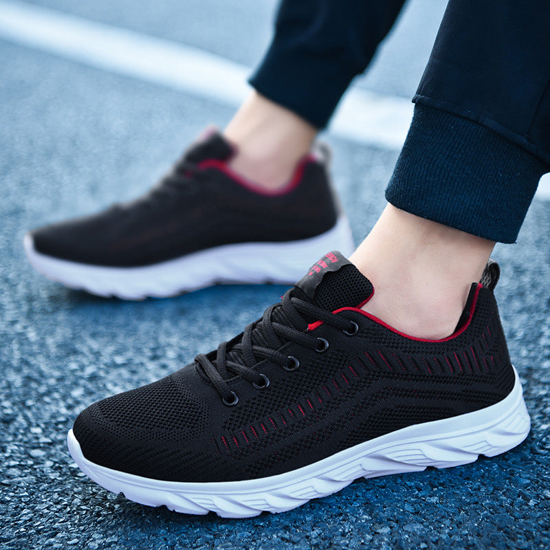 Damen atmungsaktive Sport-Sneaker mit flexiblem Sohlenprofil
