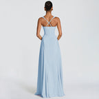 Damen Elegantes Maxikleid mit raffinierten Trägerdetails und schmeichelndem Schnitt R&B