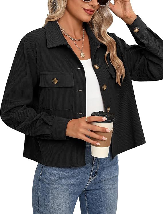 Damen lässige Overshirt-Jacke R&B