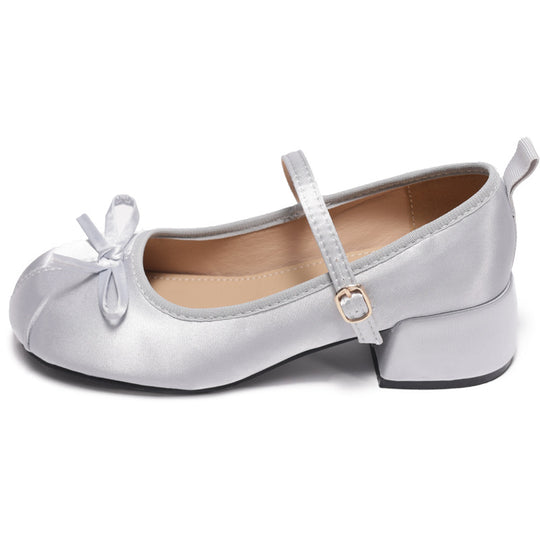 Damen Ballerinas mit elegantem Riemchen und zierlichem Schleifenakzent R&B