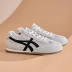 Damen Komfortable Sneaker mit atmungsaktivem Mesh und Wildlederoberfläche