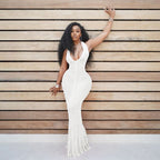 Damen trendiges Strandidress R&B