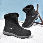 Herren Winterstiefel mit isolierender Fütterung und rutschfester Sohle R&B