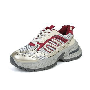 Damen Sportliche Sneakers mit atmungsaktivem Obermaterial und dämpfender Sohle R&B