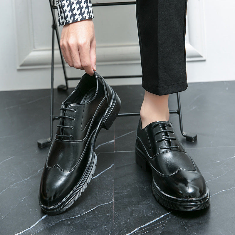 Damen Elegante Schnürschuhe mit hochwertigem Leder und rutschfester Sohle R&B