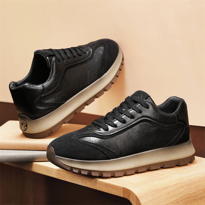 Damen Elegante und bequeme Sneakers mit weichem Leder und dämpfender Sohle R&B