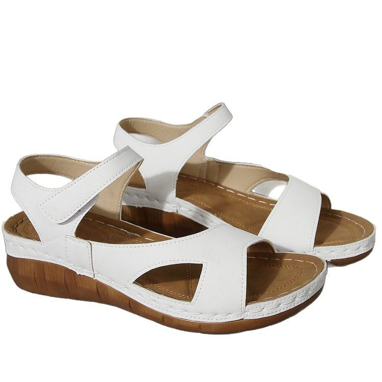 Damen Sandalen mit ergonomischer Sohle und modischem Keilabsatz R&B